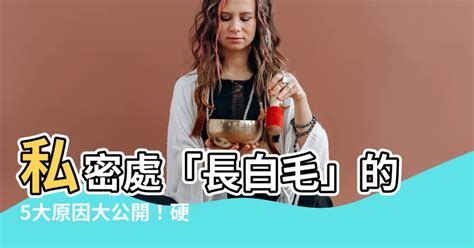 長白毛|白色陰毛的成因與健康關係